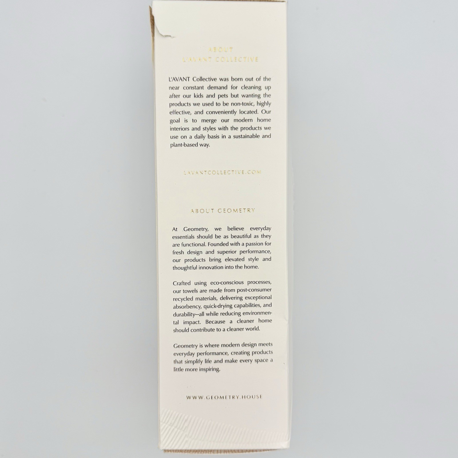 L’AVANT Collective x Geometry Plant-Based Multipurpose Cleaning Kit BERGAMOT