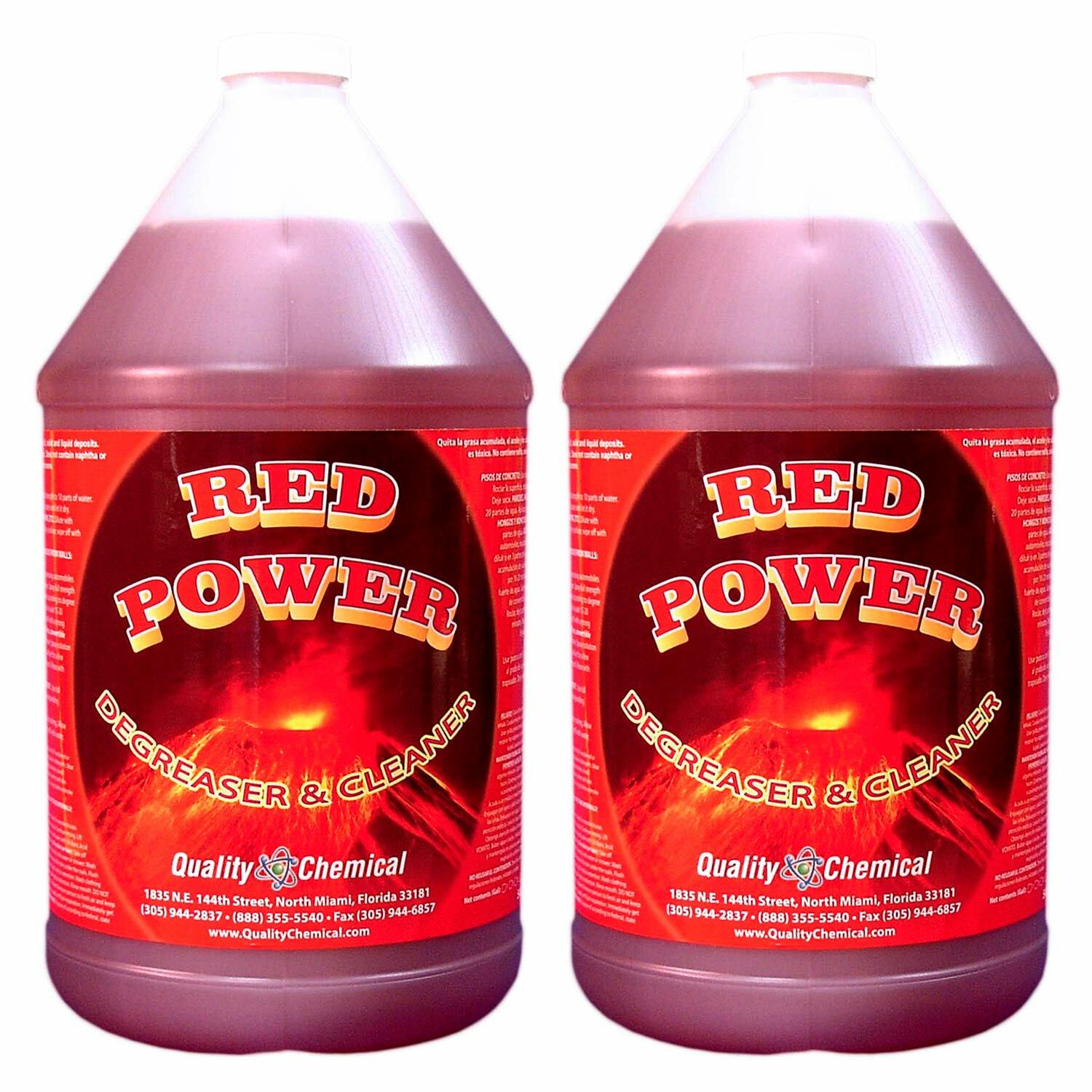 Red Power Degreaser / 2 Gallon Case