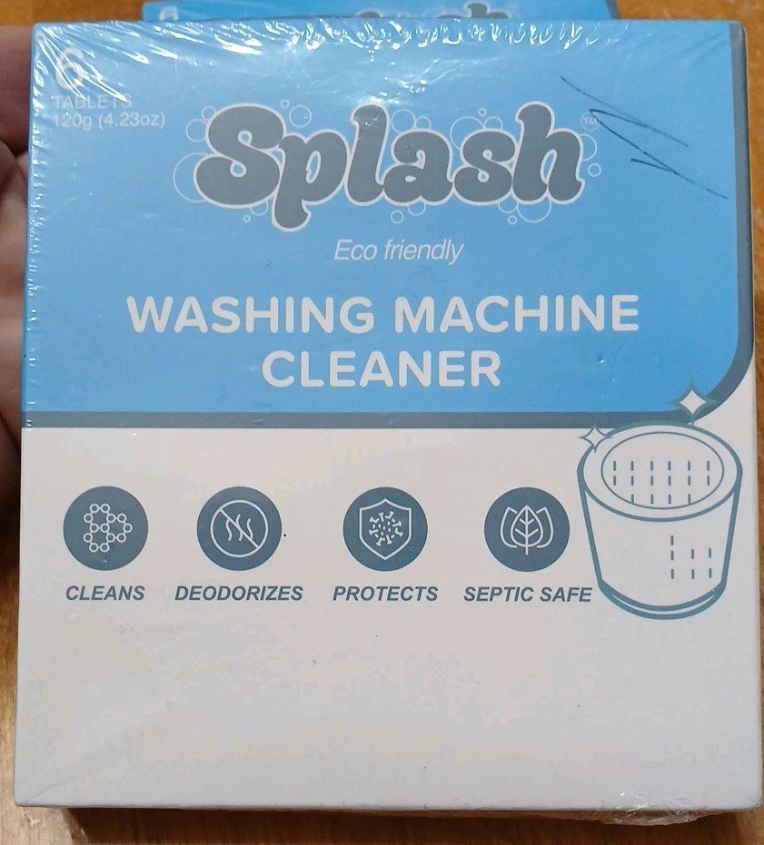Splash Eco Friendly Washing Machine Cleaner Pack of 6 120g Tablets Safe Septic