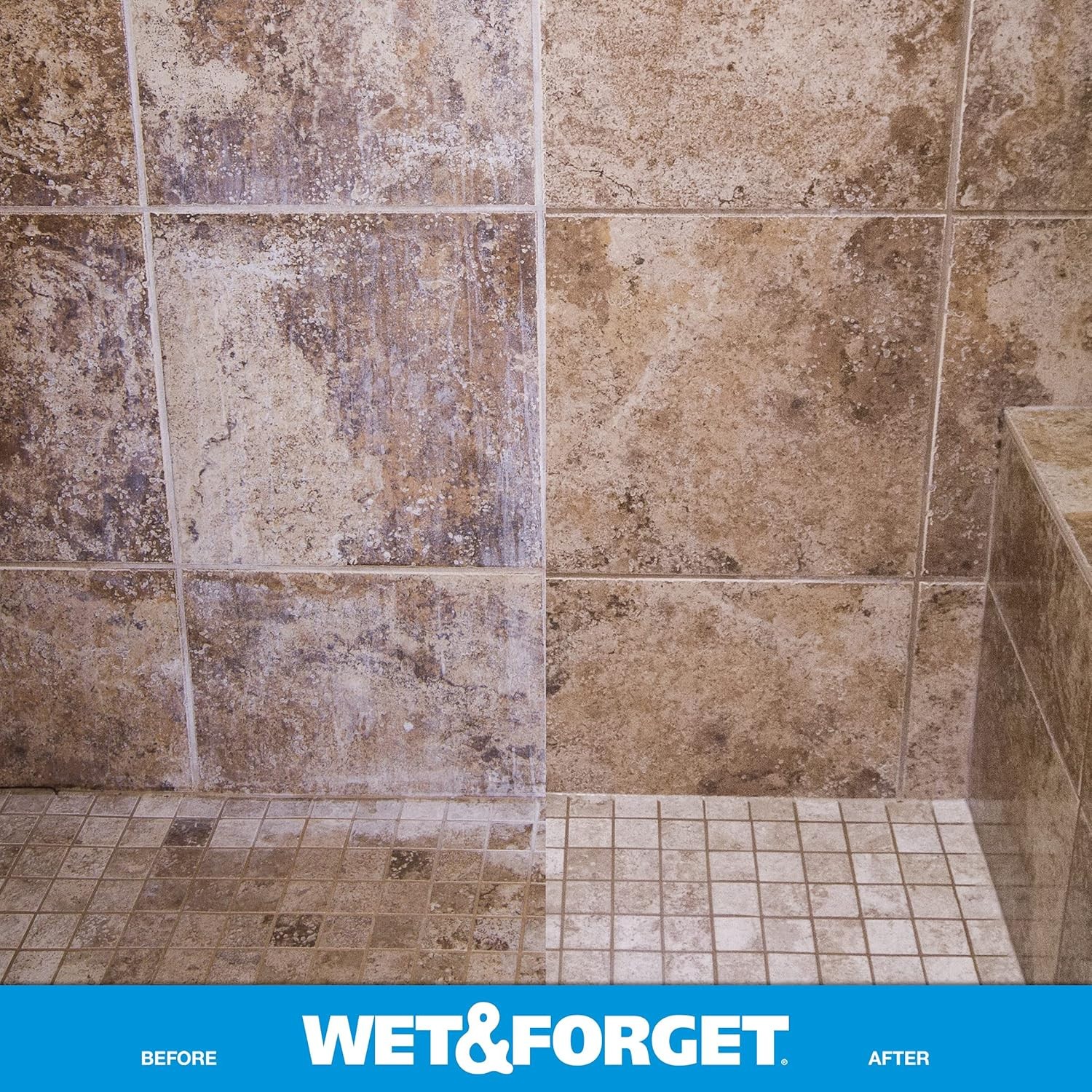 Wet & Forget Shower Cleaner Spray Multi-Surface Weekly, 64 Fluid Ounces, 1-Pack