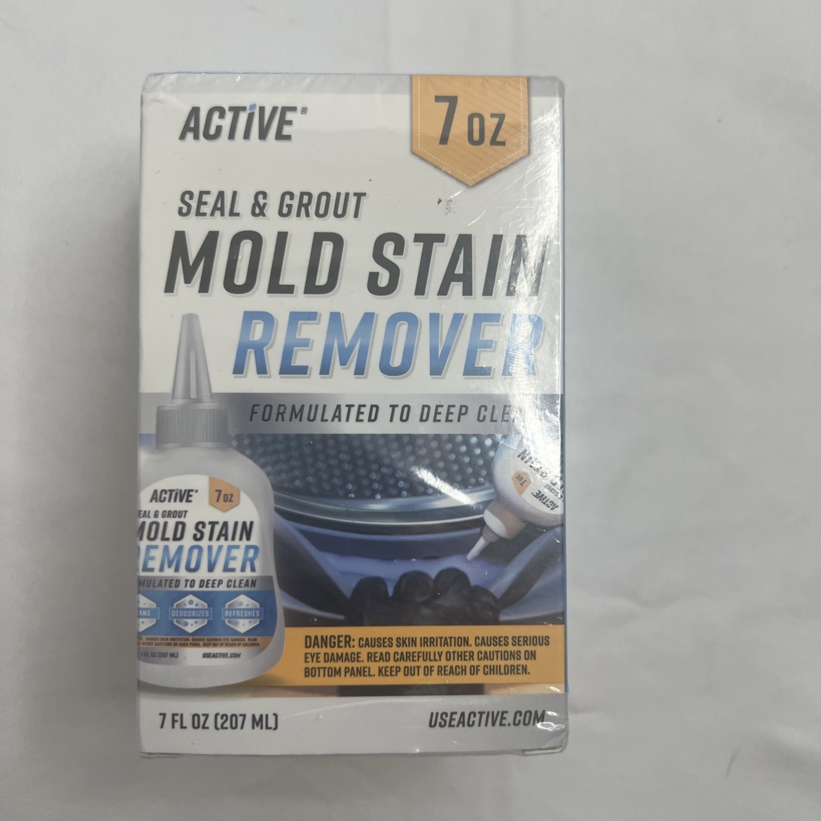 Active MOLD STAIN REMOVER Seal and Grout Deep Clean 7oz NEW SEALED Free Shipping