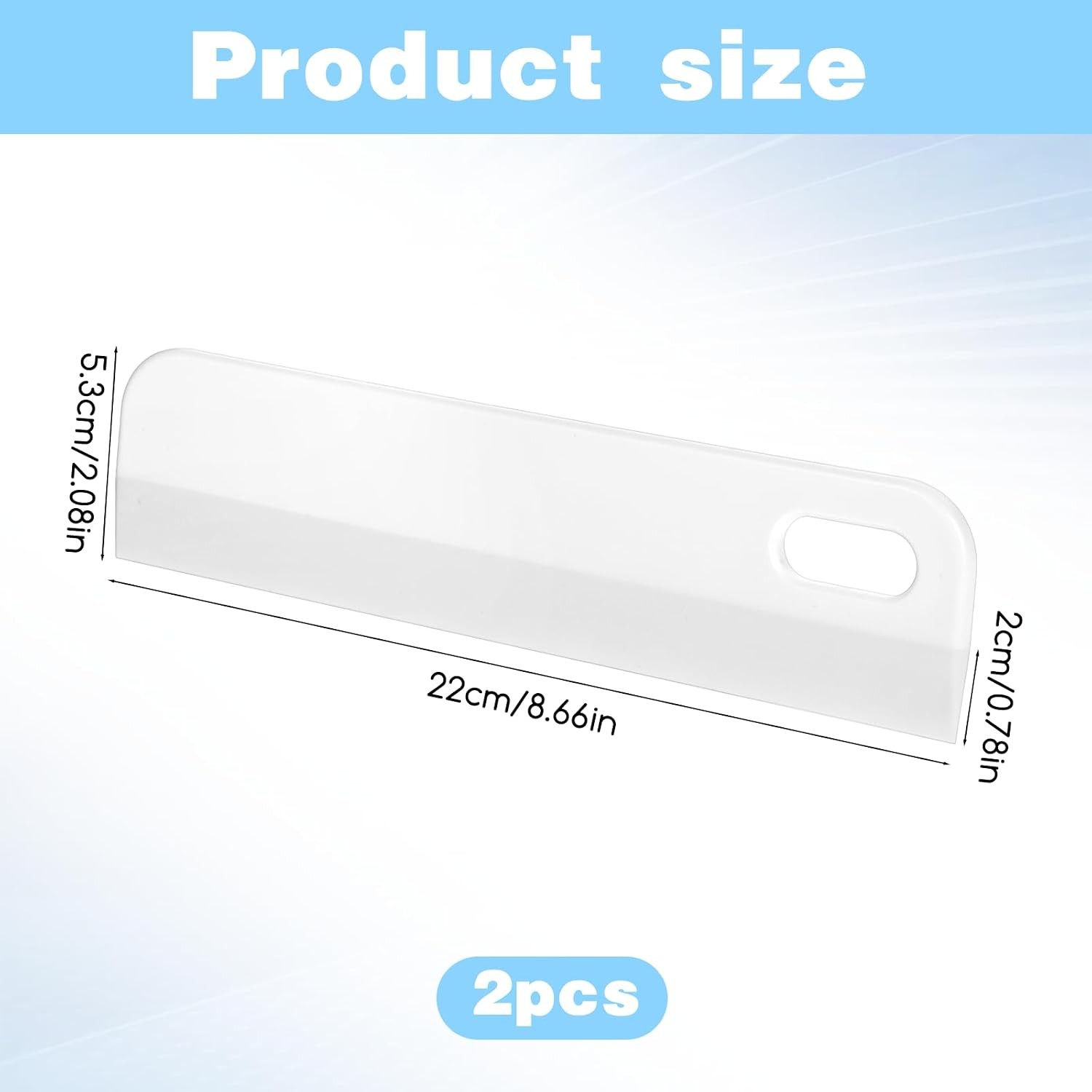 Mini Squeegee for Car, 2 PCS Small Sink Squeegees Soft Rubber Squeegee