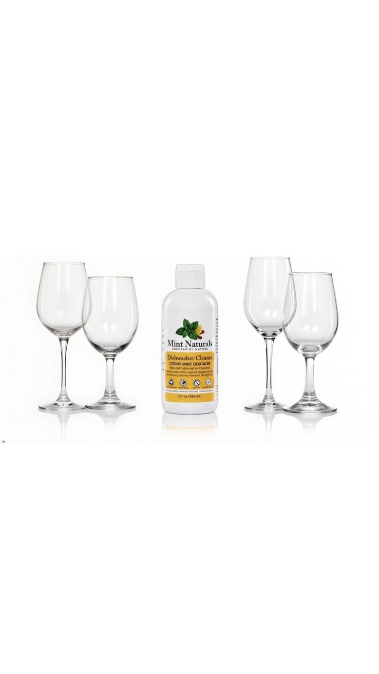 Natural Dishwasher Cleaner & Degreaser Liquid – USDA Organic Peppermint Oil Form