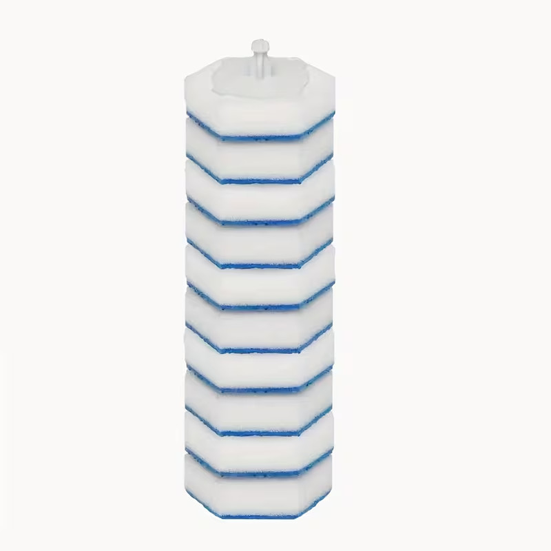 Toilet Wand Brush Refills fit Clorox etc Cleaning Upgraded Gentle Rubber Dot Tip
