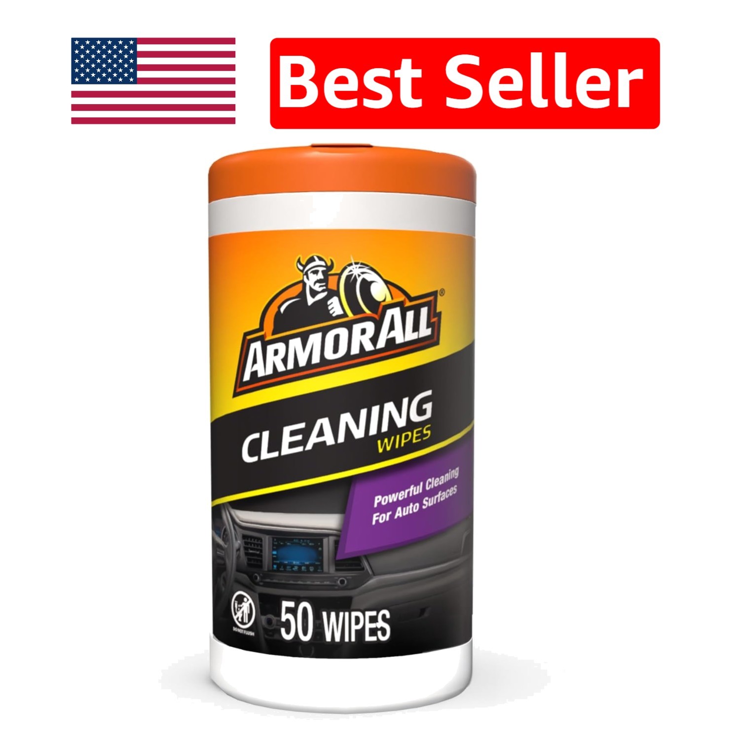50 Lint-Free Car Cleaning Wipes – Safe and Powerful for Interior & Exterior Care