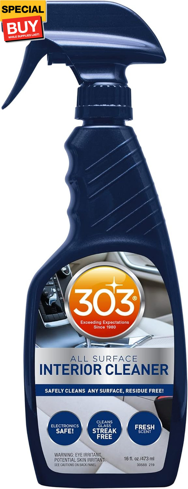 30588CSR Interior Cleaner – Safely Cleans Any Surface, Residue Free – Safe for U