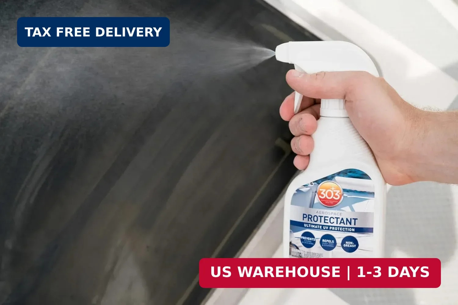 303 Products Marine Aerospace Protectant – UV Protection – Repels Dust, Dirt, &