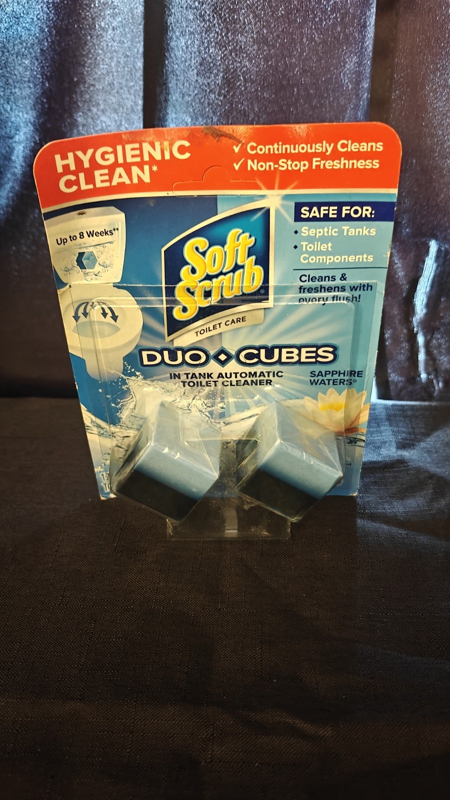 Soft Scrub Duo-Cubes In-Tank Automatic Toilet Cleaner Sapphire Waters 2-Ct