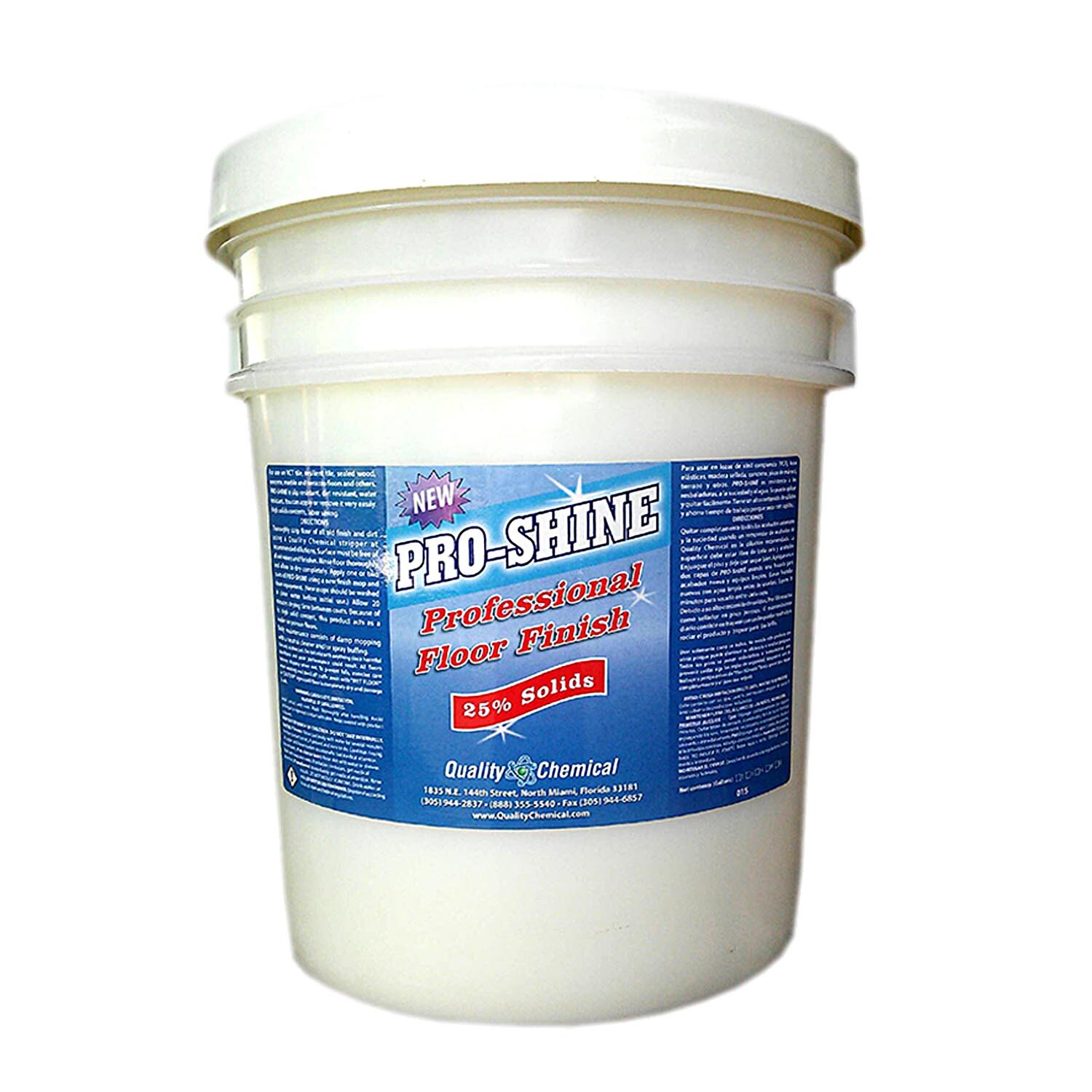 Pro Shine High Shine Commercial Floor Finish Wax – 5 gallon pail