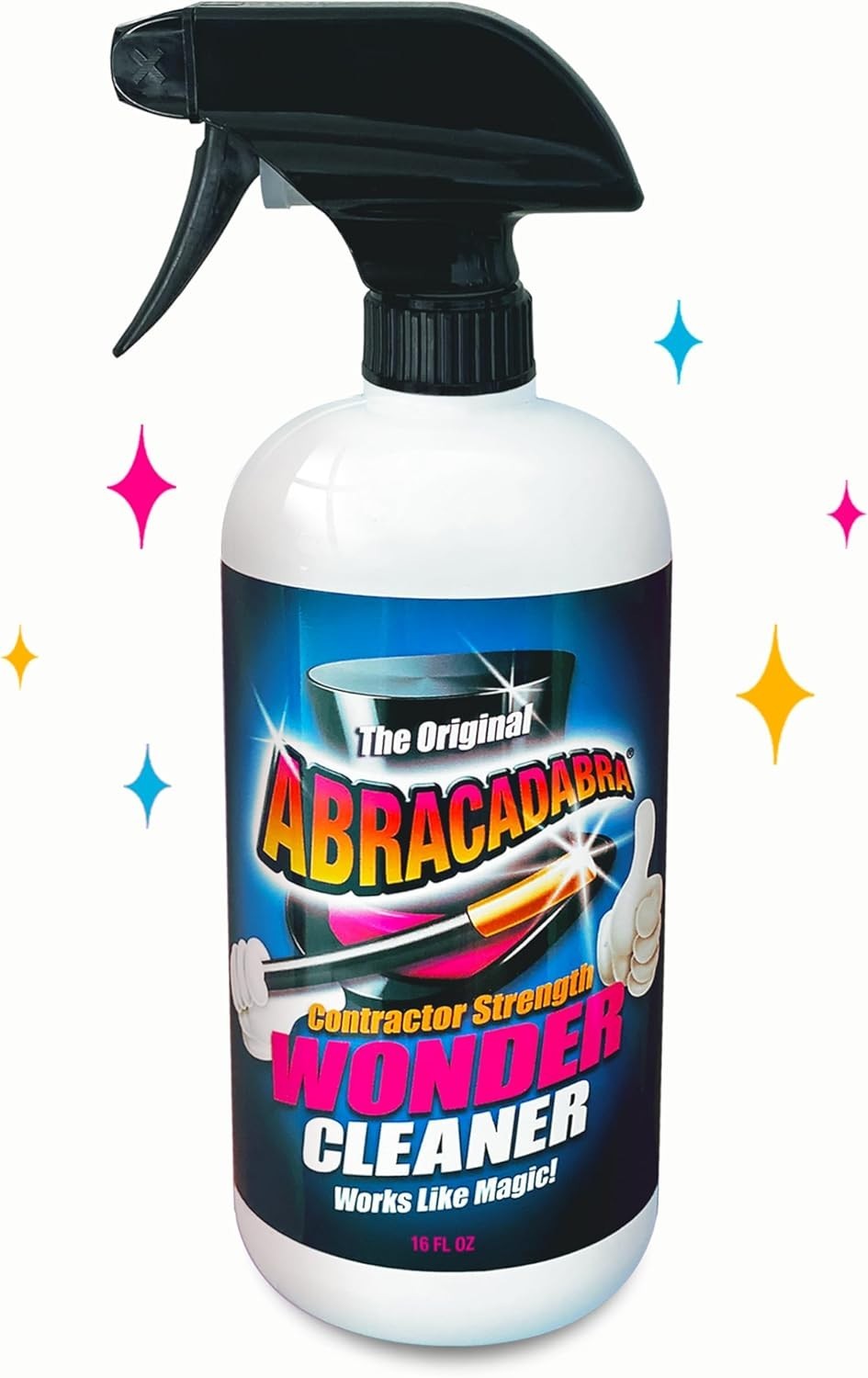 Abracadabra® Wonder Cleaner – As Seen on TV – 16 fl oz – Contractor Strength Sta
