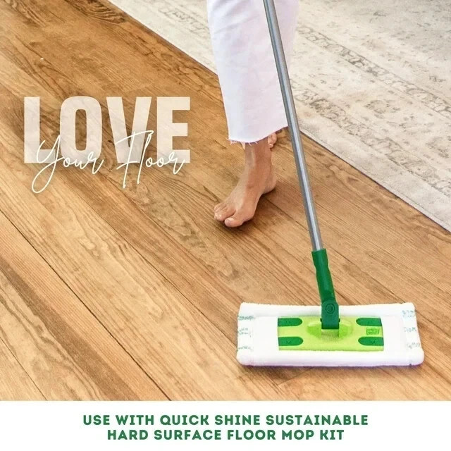 Quick Shine Multi-Surface Floor Finish, Pfas-Free Formula, Floor Polish, 64 Oz