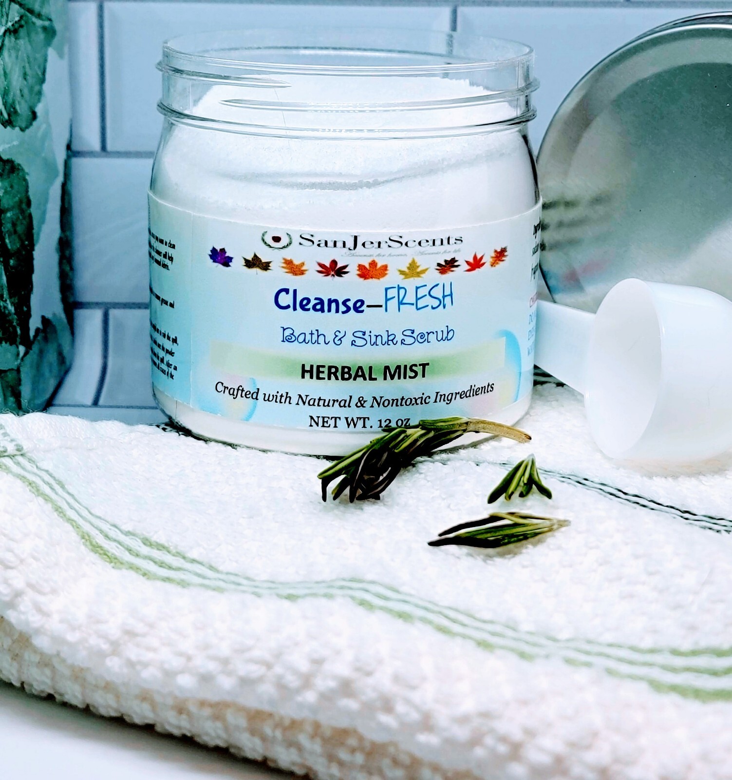 Sink & Tub Scrub Natural Environmentally Safe Cleanser