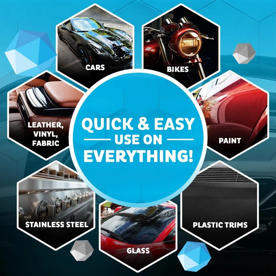 Car Spray with Triphene, Quick Spray & Wipe All Purpose Waterless 4 oz