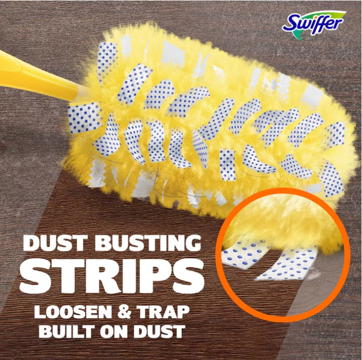 (2 pack) Swiffer Dusters Heavy Duty Duster Refills, Unscented, 11 Count