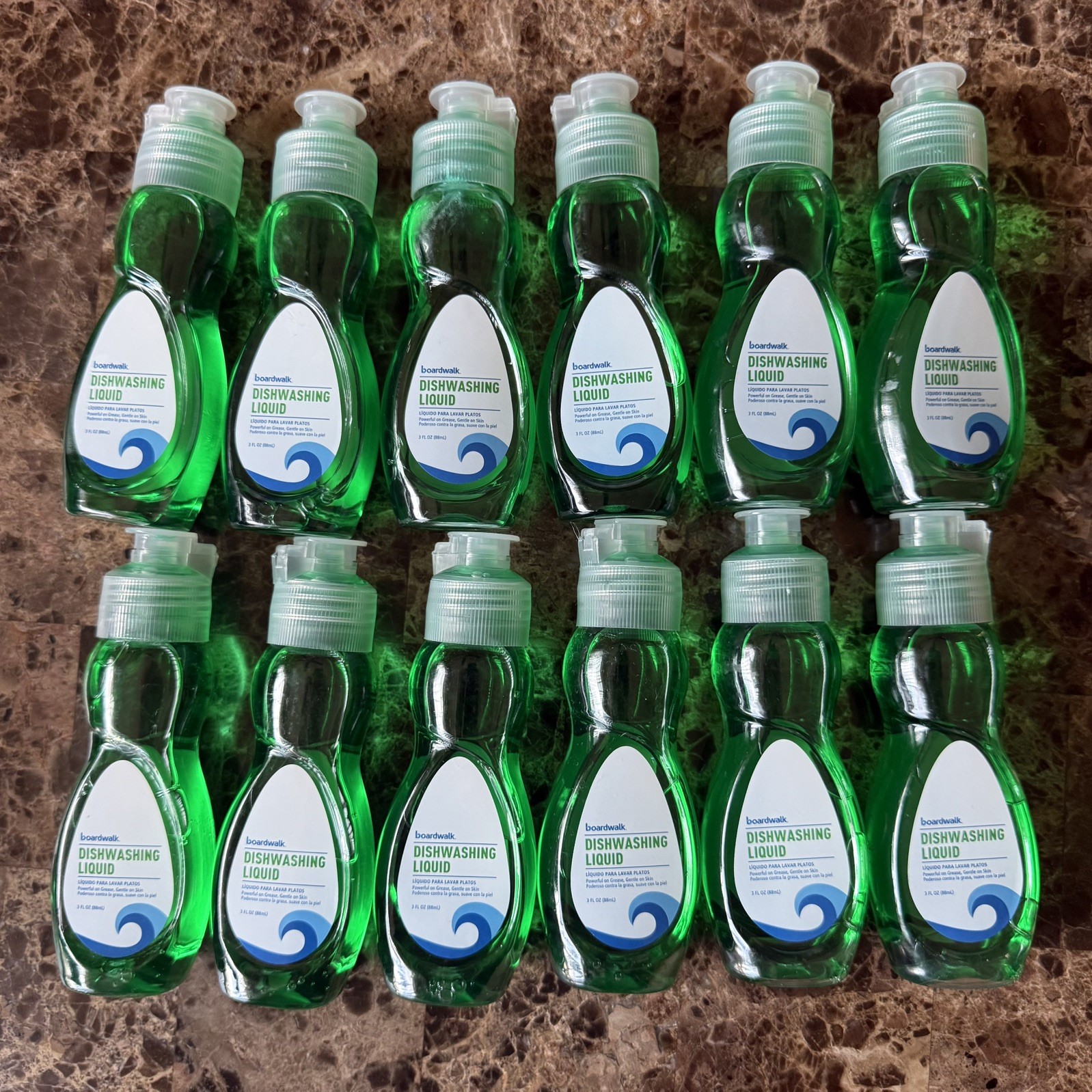 12 Pack Dishwashing Liquid 3 oz Travel Size Kitchen Dish Soap