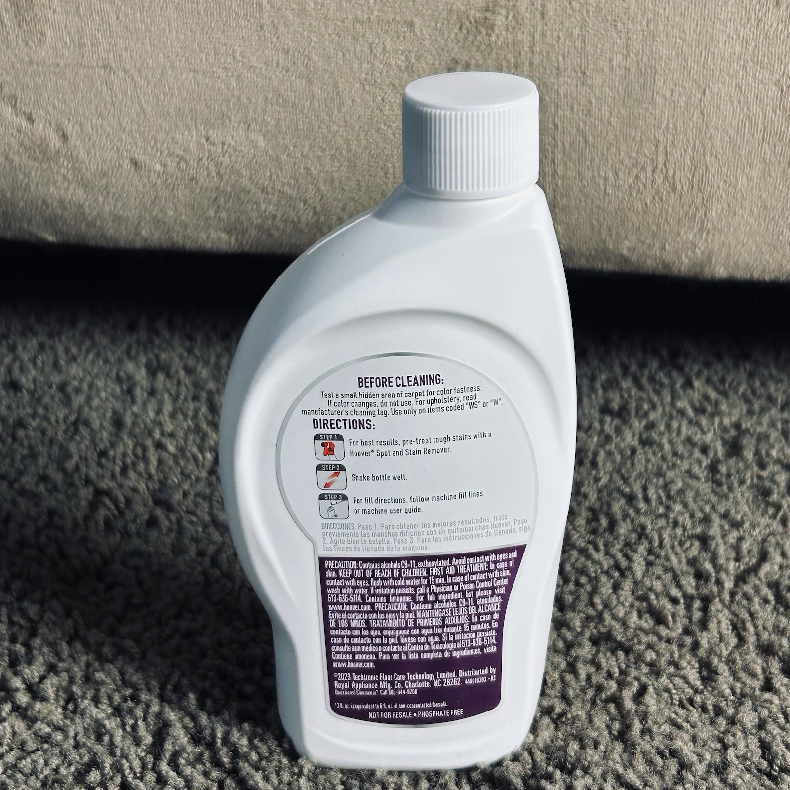 Hoover Pet Carpet Cleaner Solution, 6 oz. Tropical Breeze Scent Sealed