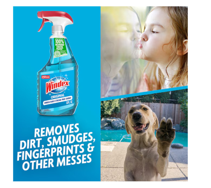 Windex Original 23 -fl oz Pump spray Glass Cleaner