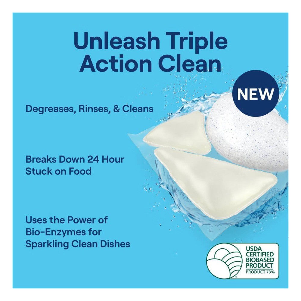 Generation Triple Action Clean Dishwasher Detergent Packets