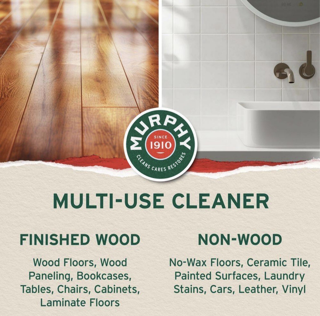 Murphy 22 oz. Orange Hardwood Floor Cleaner & Multi Purpose Cleaner Spray 4pack