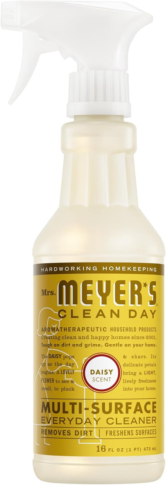 Mrs Meyers Multi-Surface Everyday Cleaner Spray Daisy Scent 16 fl oz New