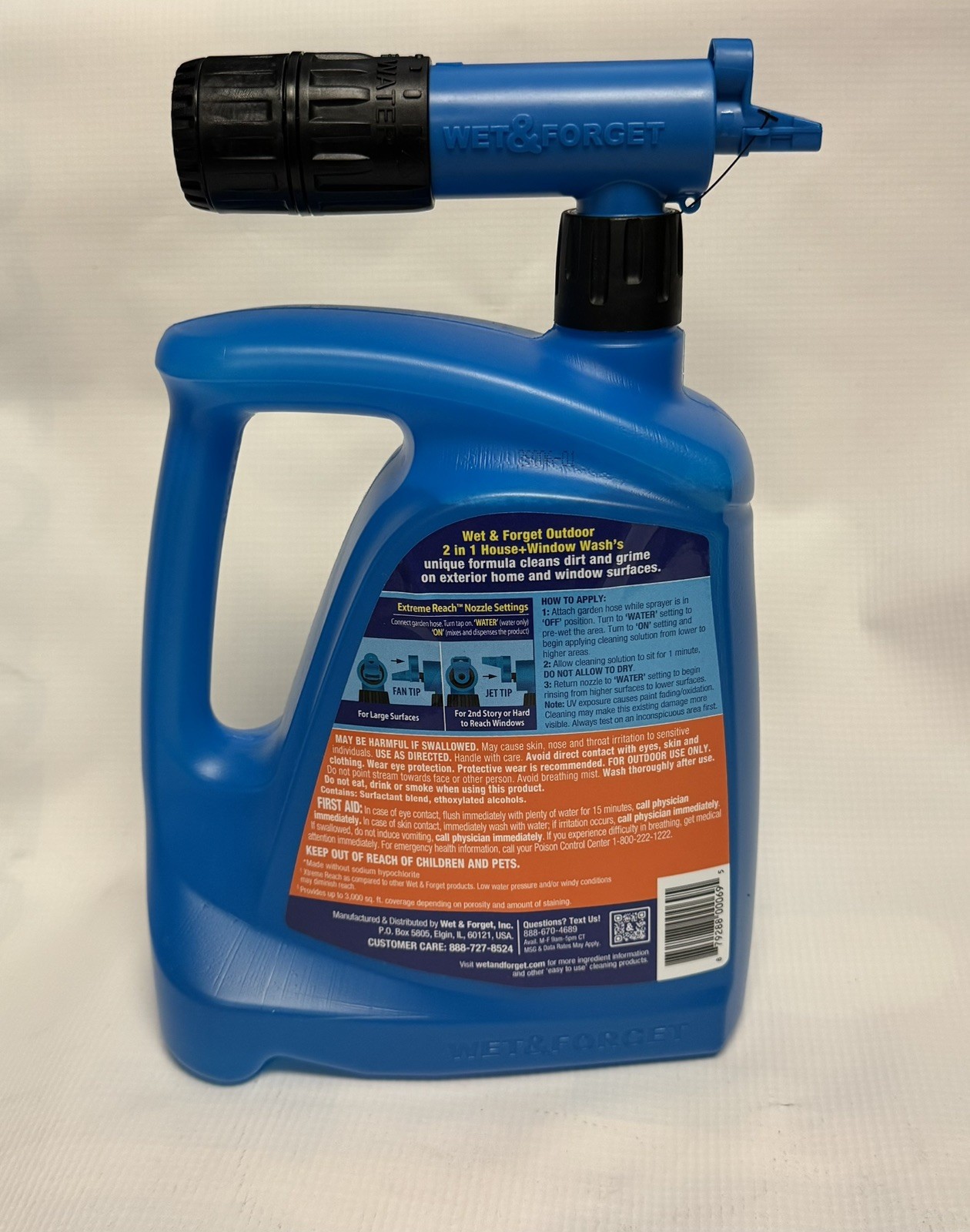 68oz LARGE SIZE Outdoor Cleaner Xtreme Reach Wet and Forget Hose End Refill Mold