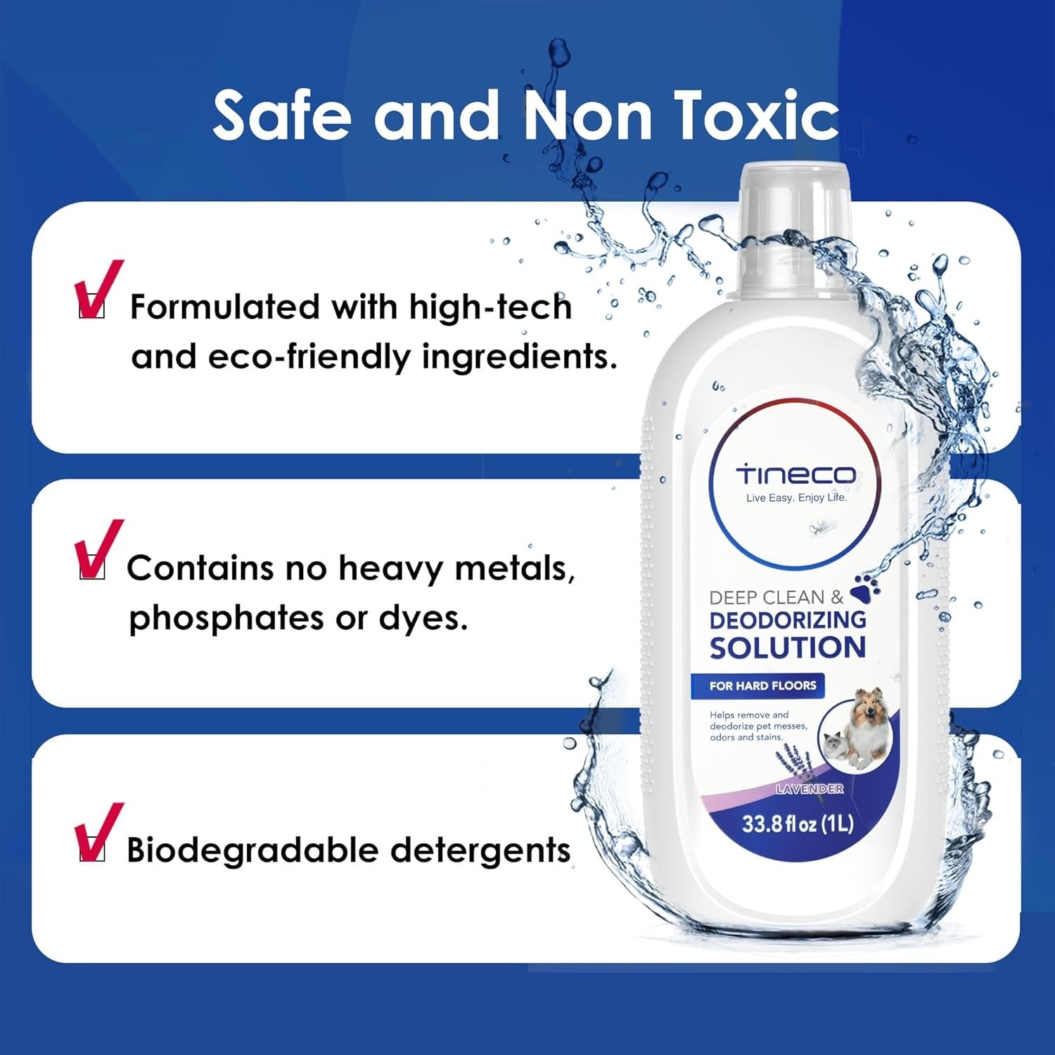 Eco-Friendly Lavender Floor Cleaning Solution 1L – Deep Cleaner for Hard Floors