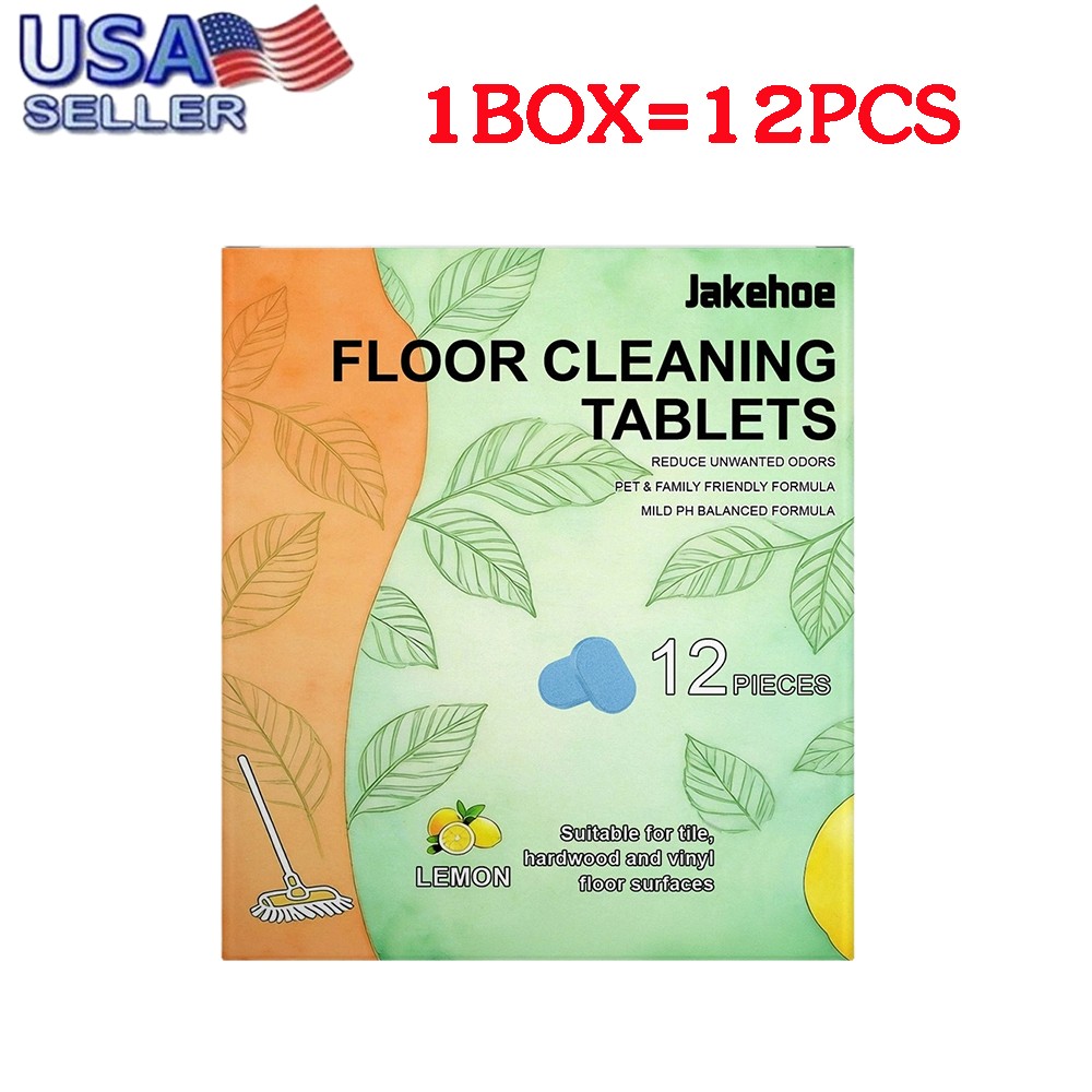 12 Pieces Floor Cleaning Tablets – Powerful Floor Cleaner Cleaning Tablets US