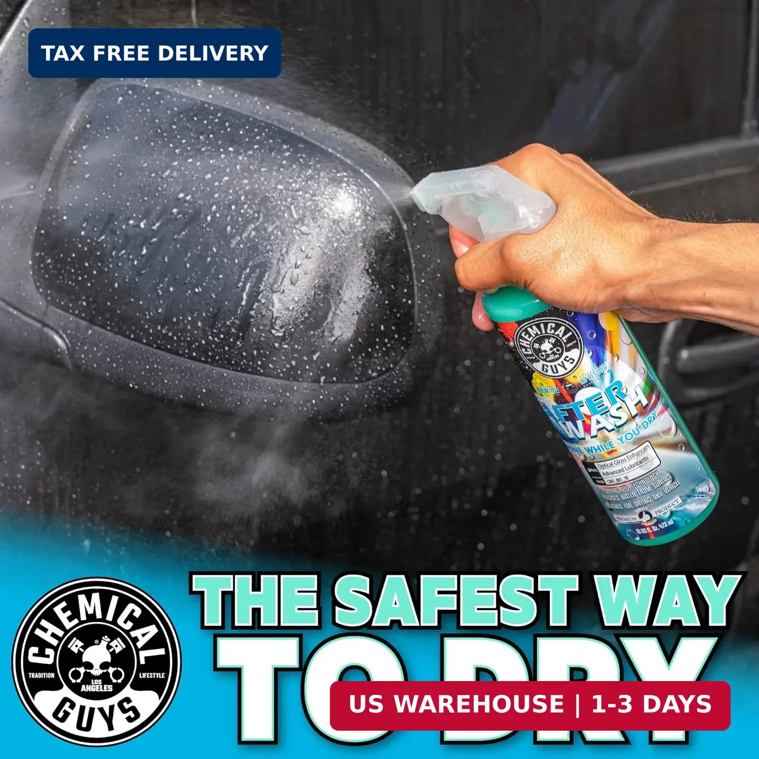 Chemical Guys CWS_801 After Wash Sprayable Gloss Boosting Car Wash Drying Aid (H