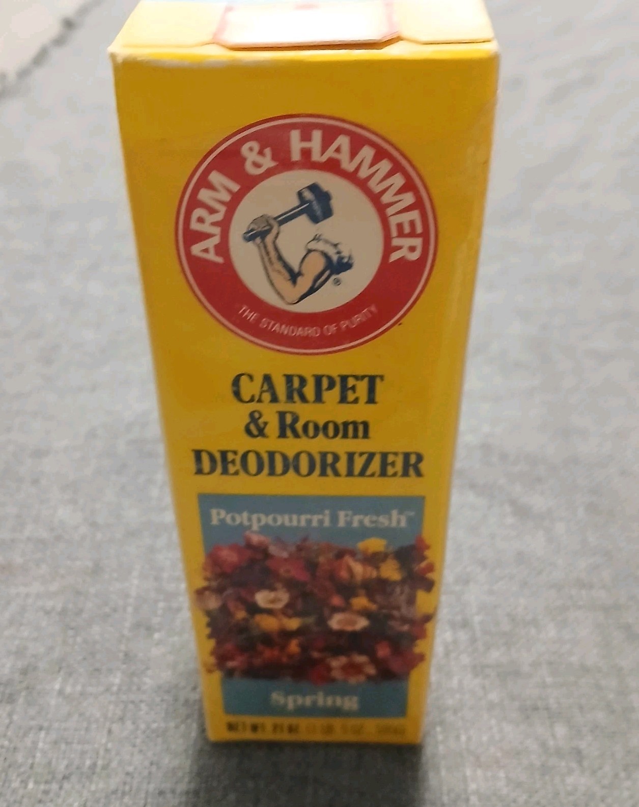Vintage 1992 Arm & Hammer POTPOURRI FRESH SPRING Carpet Deodorizer NOS 21 Oz
