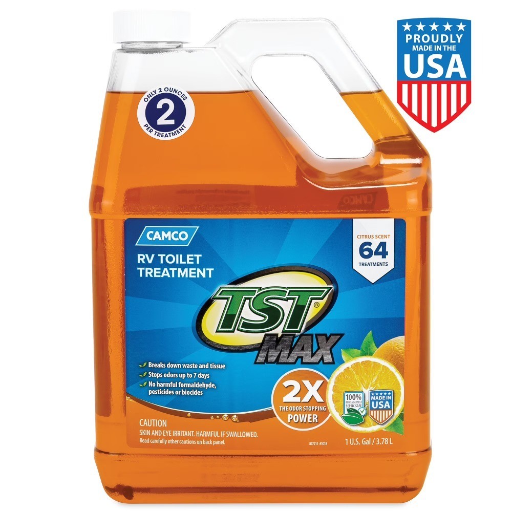Septic Safe RV Toilet Treatment for Waste Tank Cleaning and Odor Control Orange