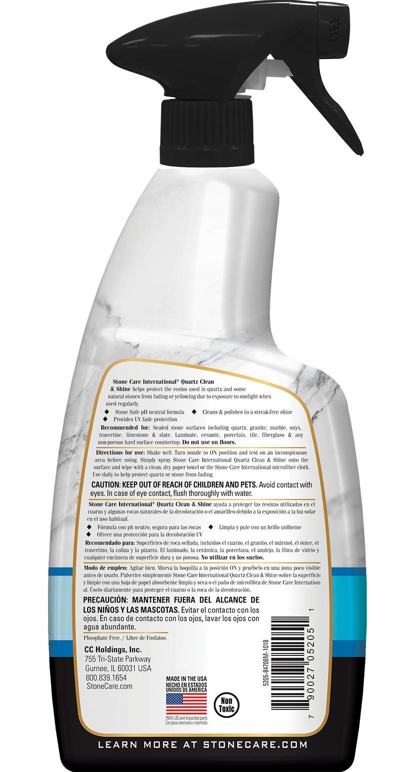 Stone Care International Quartz Cleaner and 48 Fl Oz (Pack of 1), 2 Pack