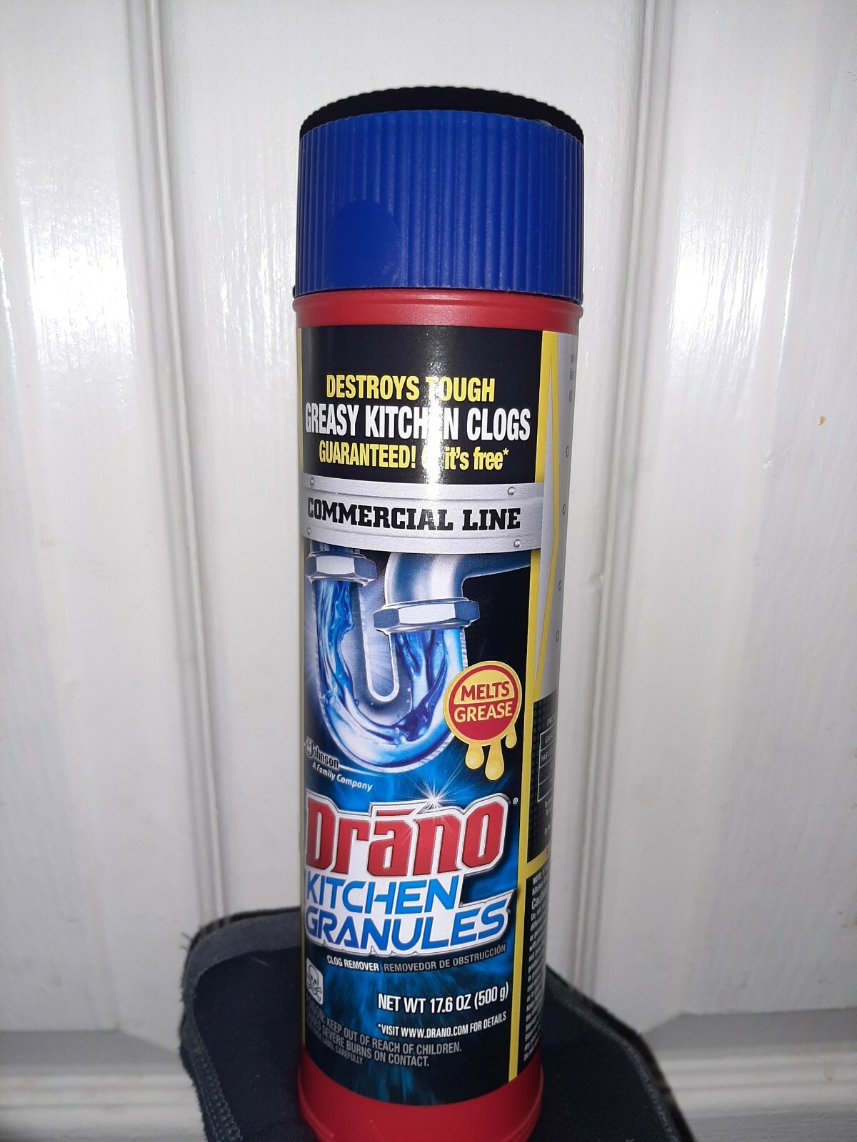 Commercial Line Drano® Kitchen Granules Canisters 17.6 Oz Each Melts Grease