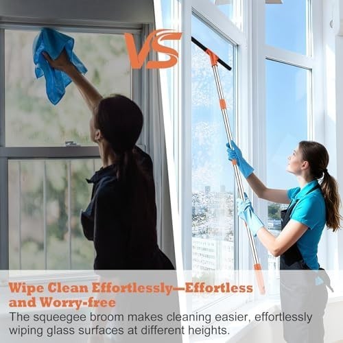 Floor Squeegee for Concrete Floor,18″ Large Heavy Duty Squeegee for Floor