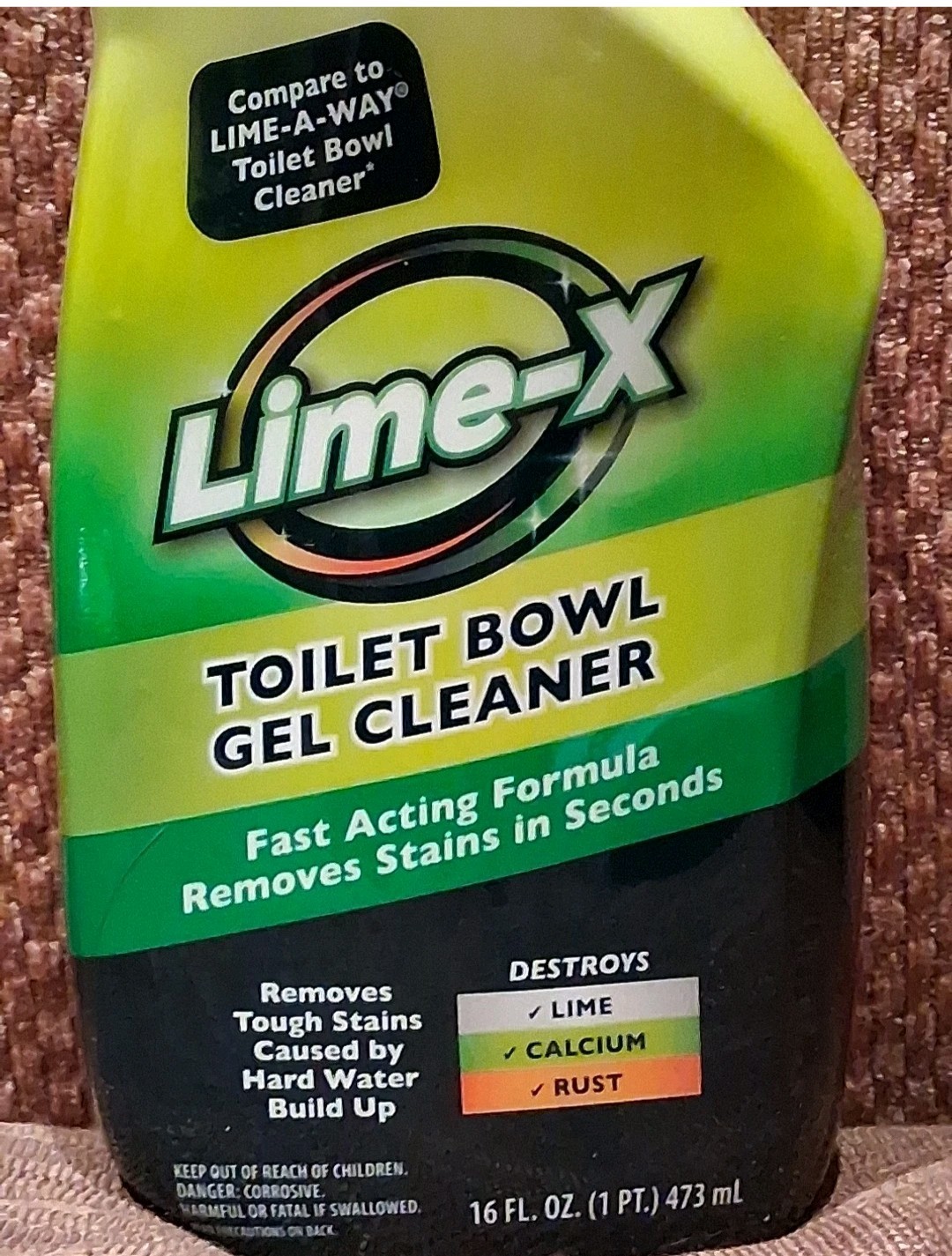 6 PACKS Lime-X Thick Gel Formula Toilet Bowl Cleaner / 16 fl oz