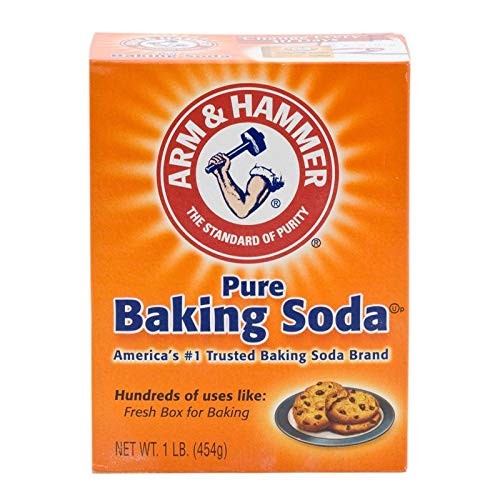 Arm & Hammer Baking Soda, 16 oz (3 Pack) 16 Ounce (Pack of 3), orange