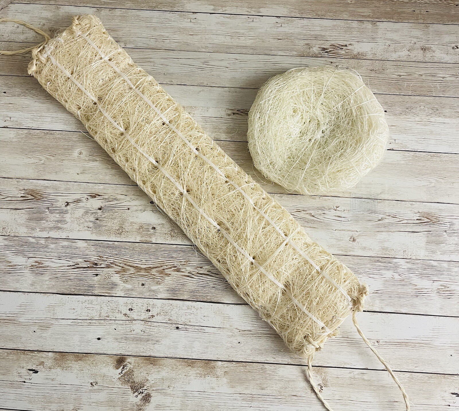 2x Estropajo De Ixtle Mexicano Ixtle Scourer Body Scrub 100% Natural Fibers
