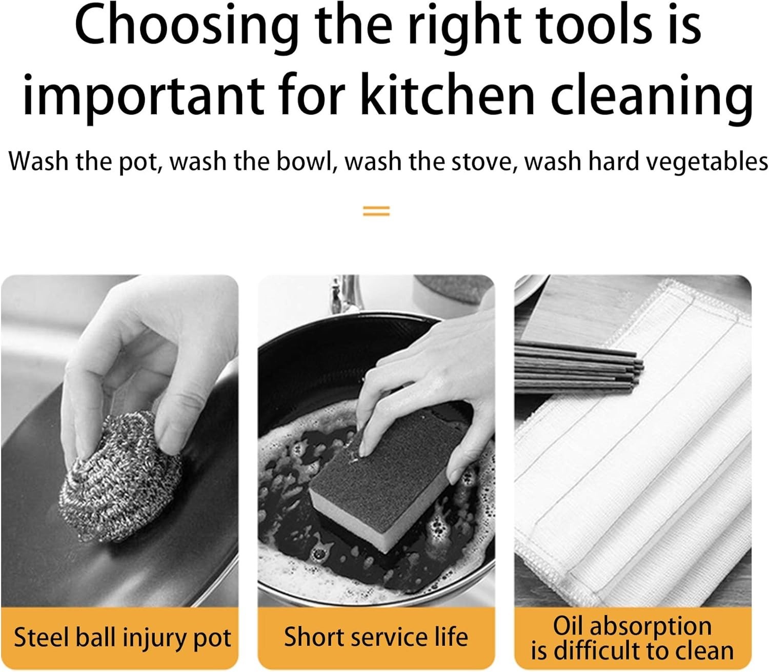 Eco-Friendly Bamboo Round Scrub Brush for Household Cleaning and Vegetables