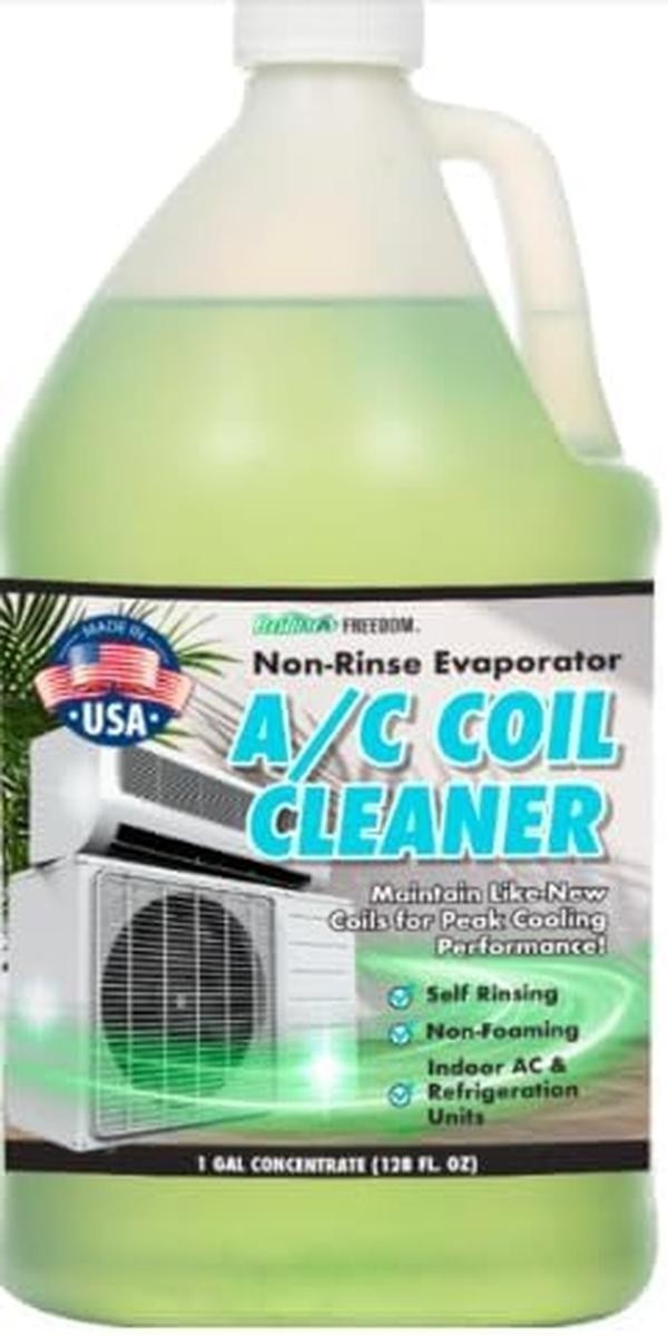 AC Coil Cleaner – 1 Gallon No Rinse Coil Cleaner for Air Conditioners