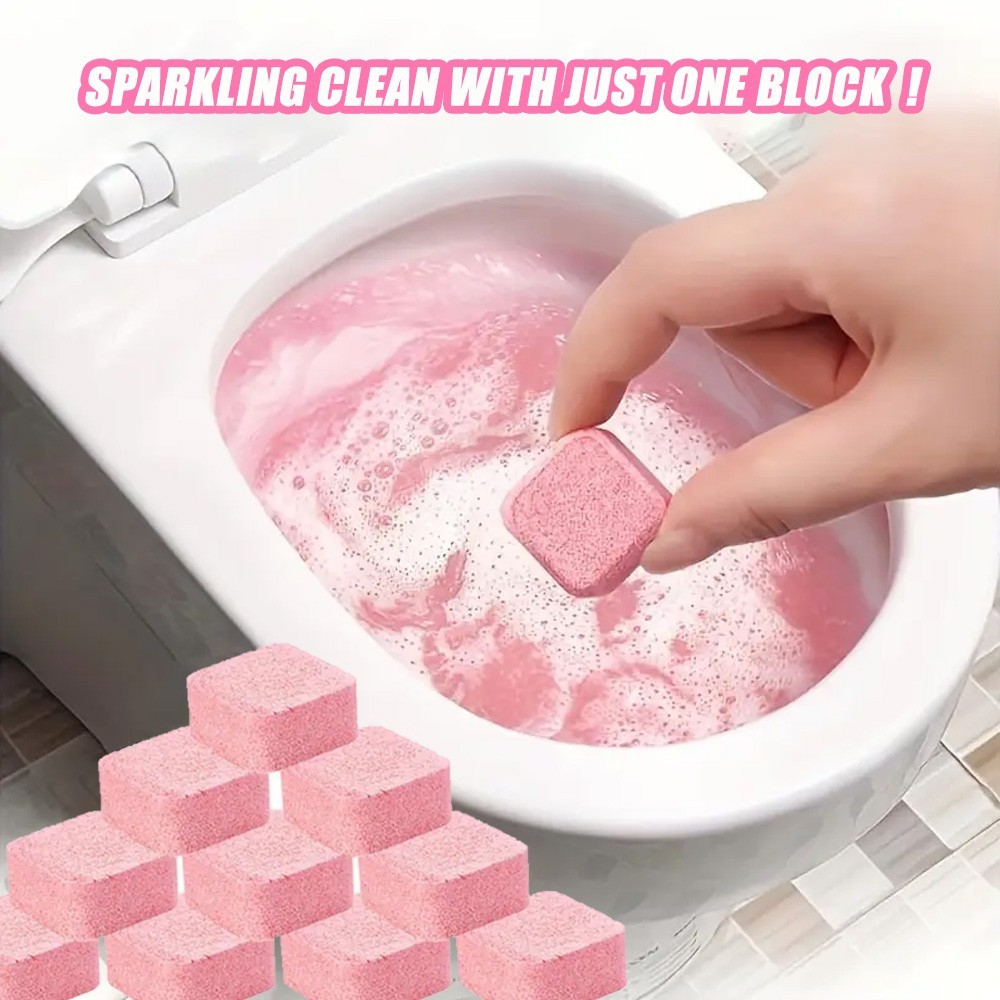 20PCS Toilet Cleaning Tablets Effervescent Toilet Bowl Cleaner Deodorizer Stain