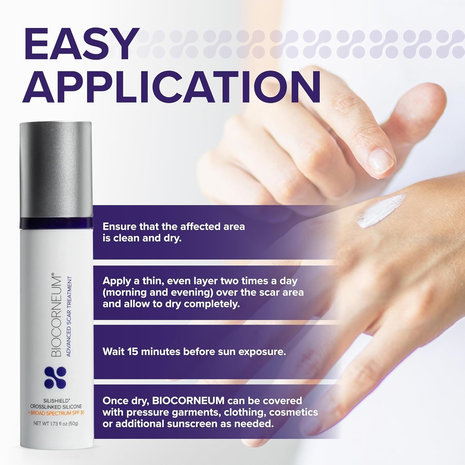 Advanced Scar Treatment with Silishield? & SPF 30 10g ?C Made in the USA, Fast-