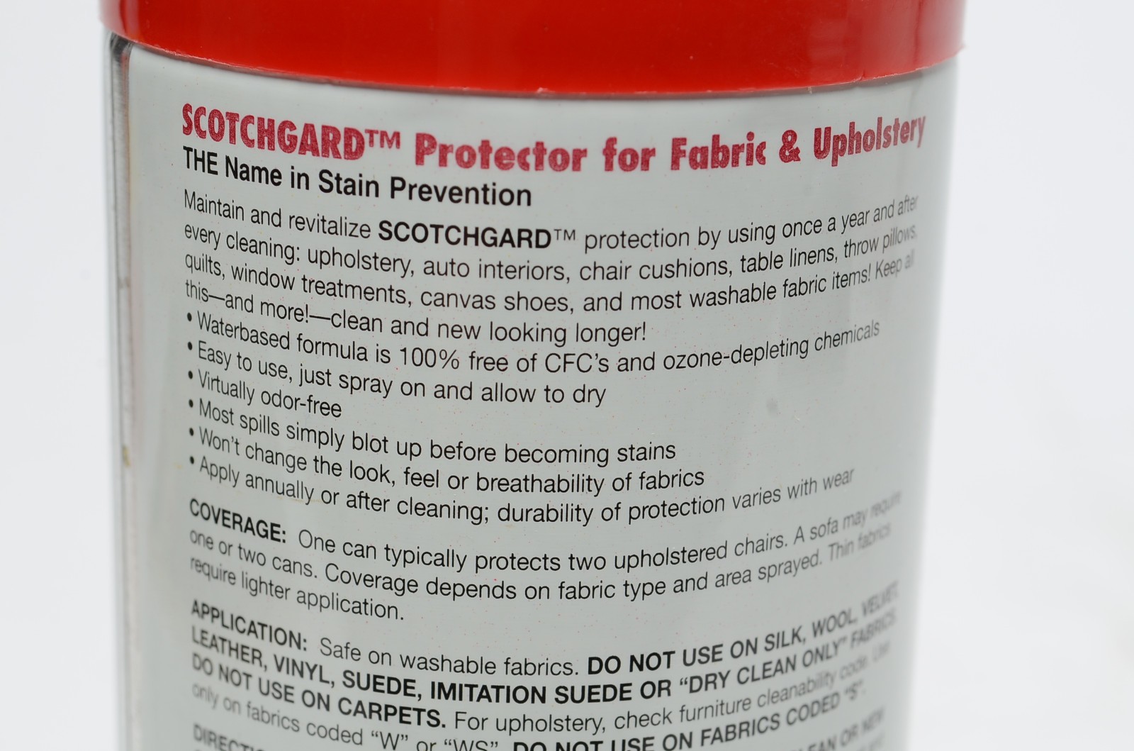 Scotchgard Fabric Upholstery Protector 14 oz 1997 Old Formula Approx. 60% Full