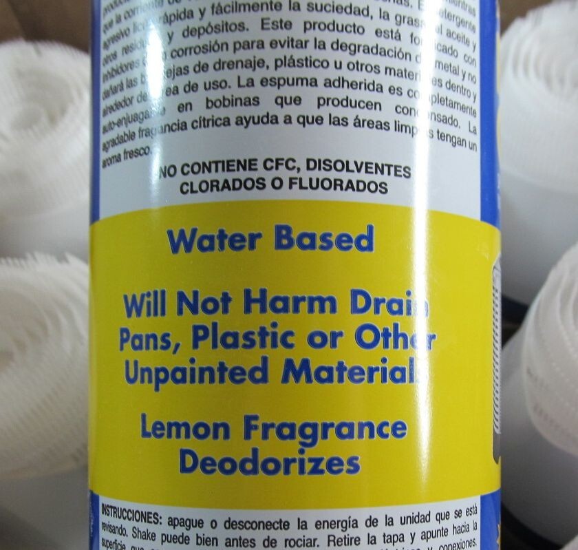 12-PACK A/C SAFE FOAMING AIR CONDITIONER/ COIL/ CONDENSER CLEANER 19oz AEROSOL