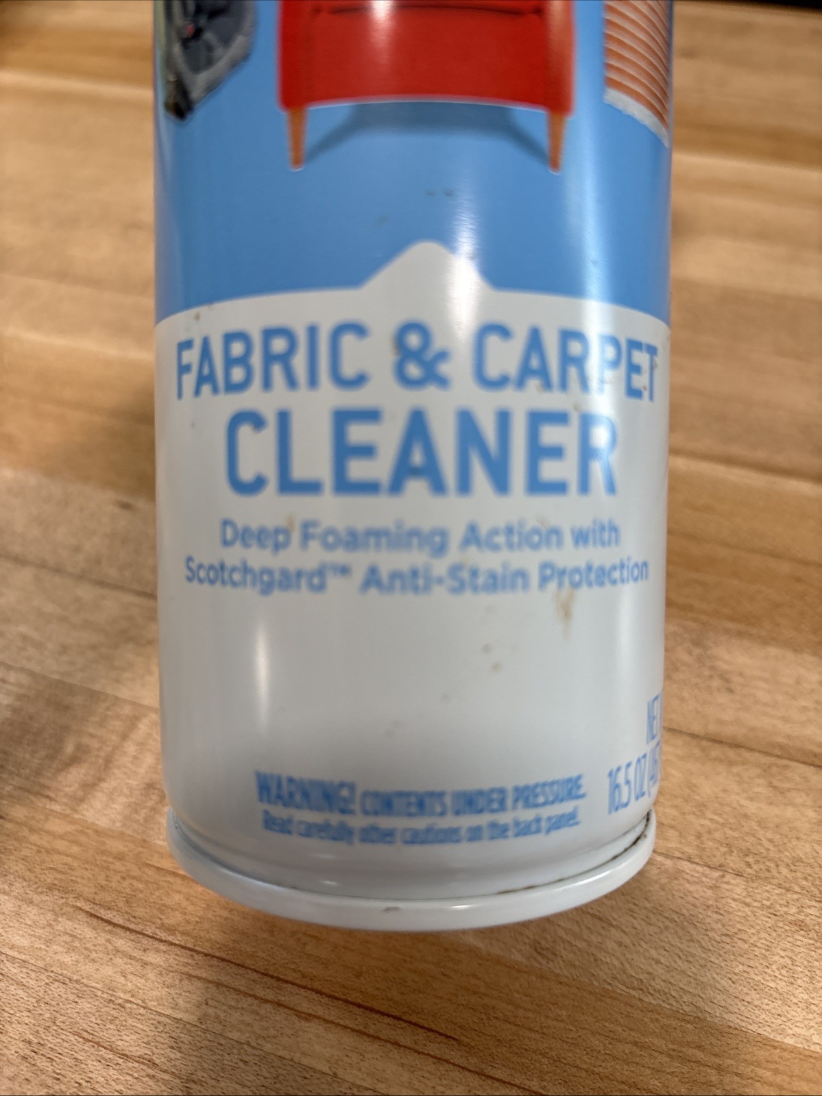Fabric & Carpet Cleaner 16.5 oz Foaming Anti-Stain Protection Dirt & Oil Remover