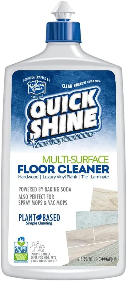 Holloway House 11151-7 Quick Shine 27 oz No Bucket Rinse Free Floor Cleaner