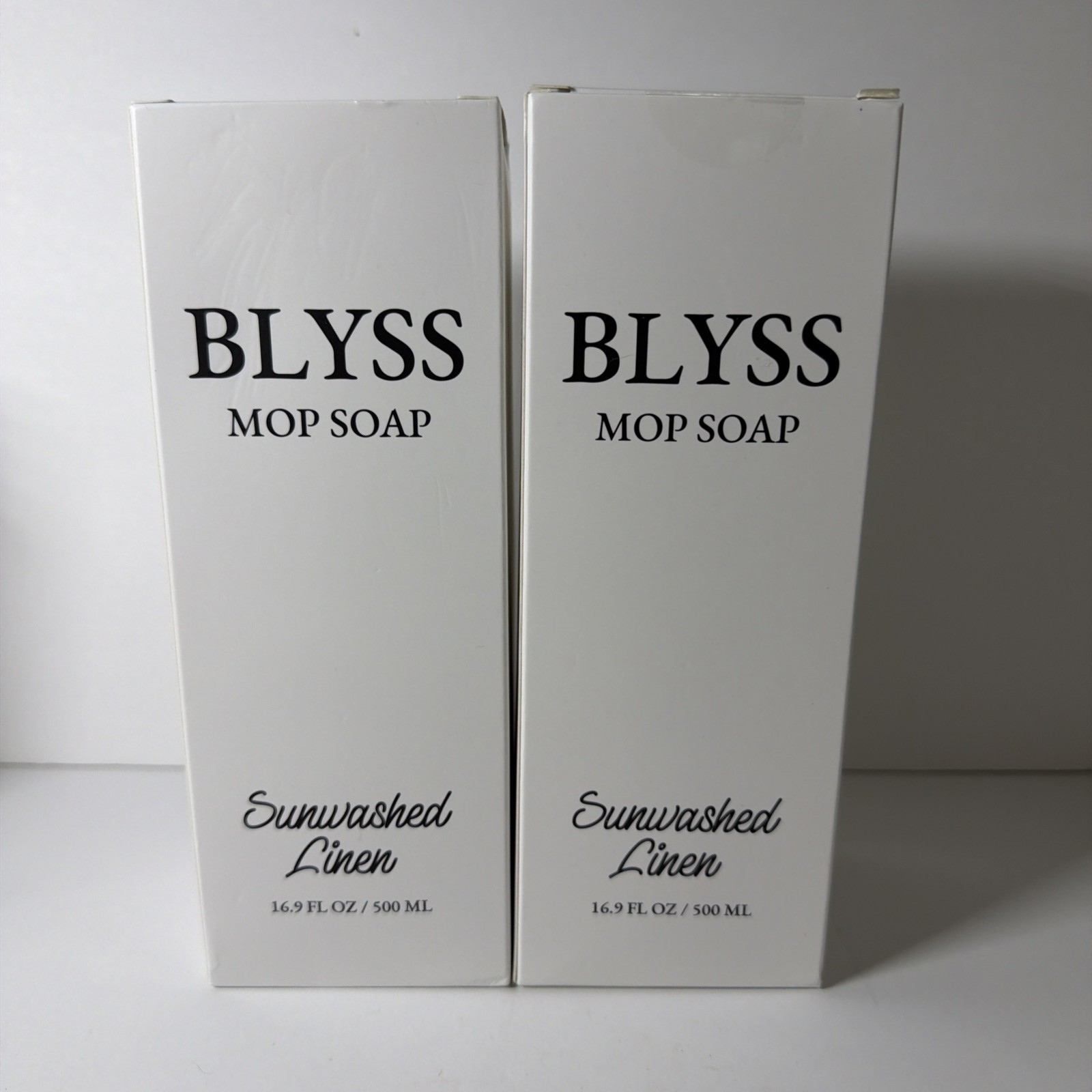 2 BLYSS Mop Soap Sunwashed Linen Floor Cleaner 16.9 fl oz