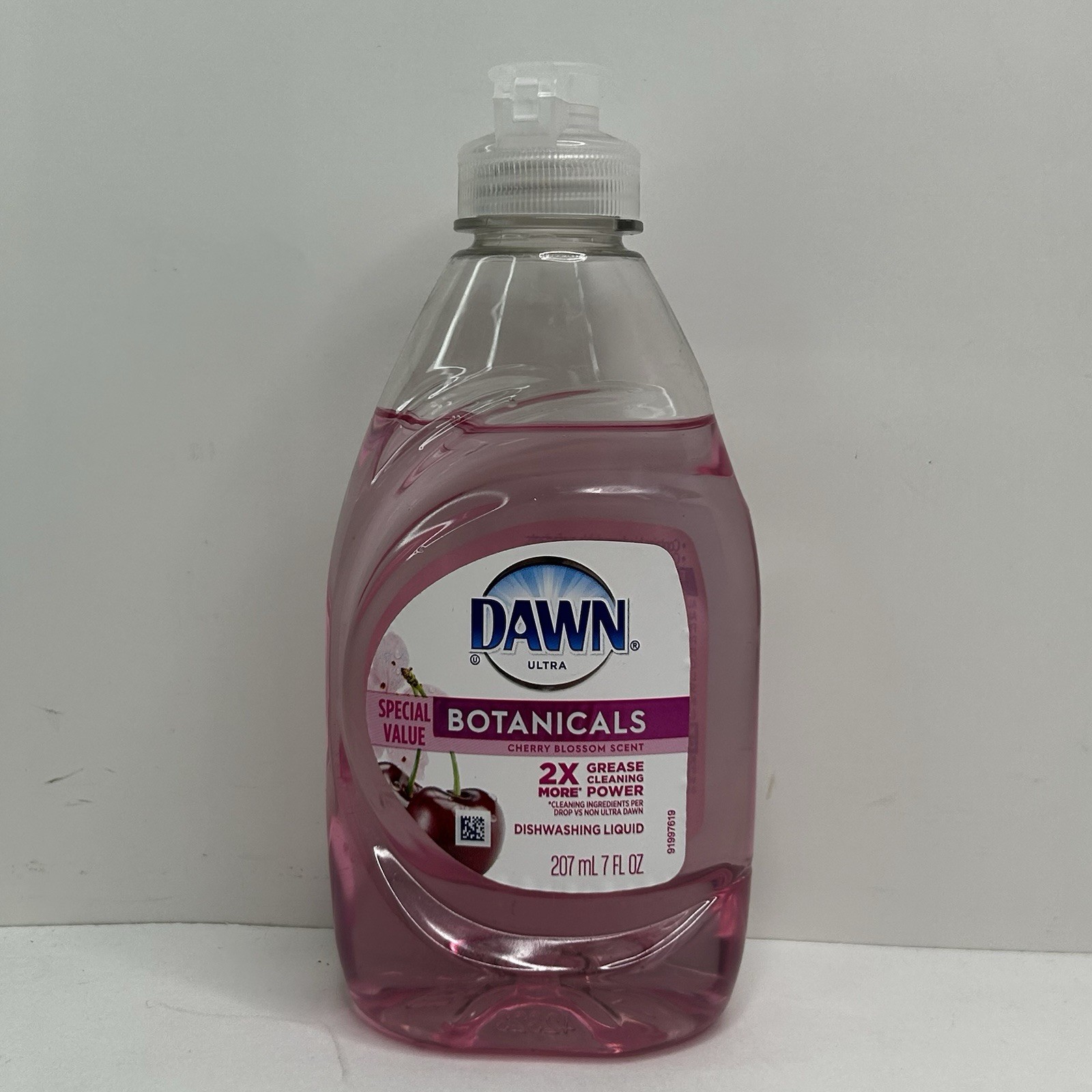 Dawn Ultra Botanicals Cherry Blossom Scent Dishwashing Liquid 7 FL Oz