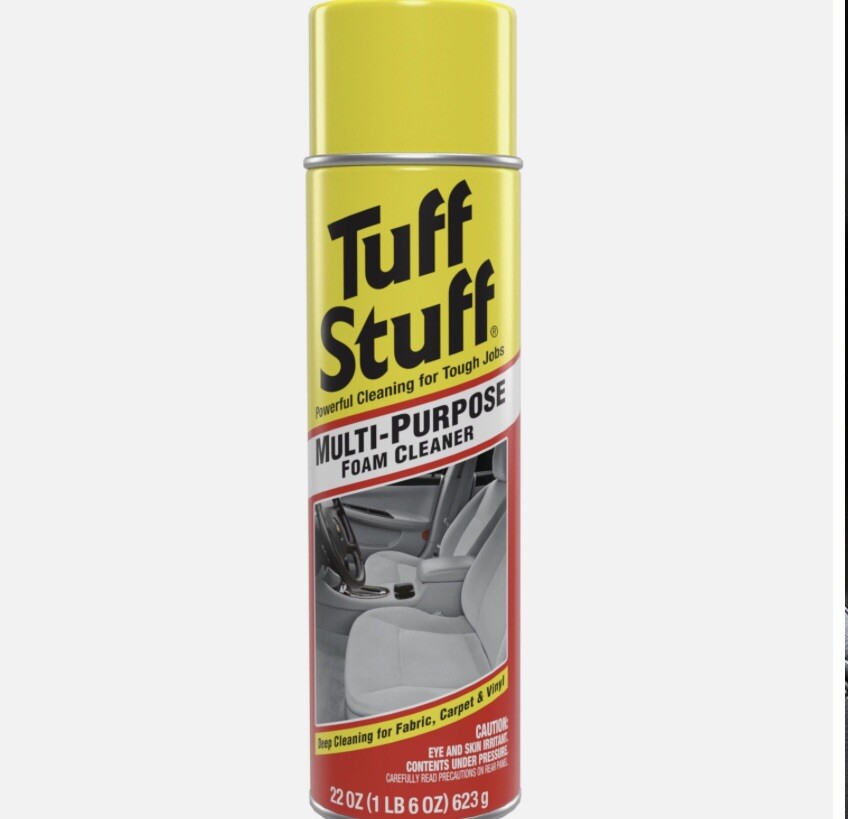 Tuff Stuff Multi Purpose Foam Cleaner for Deep Cleaning of Car Interior 22oz