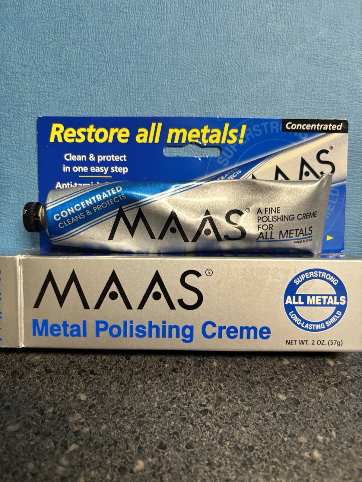 2oz Tube Maas Metal Polish Creme – Used
