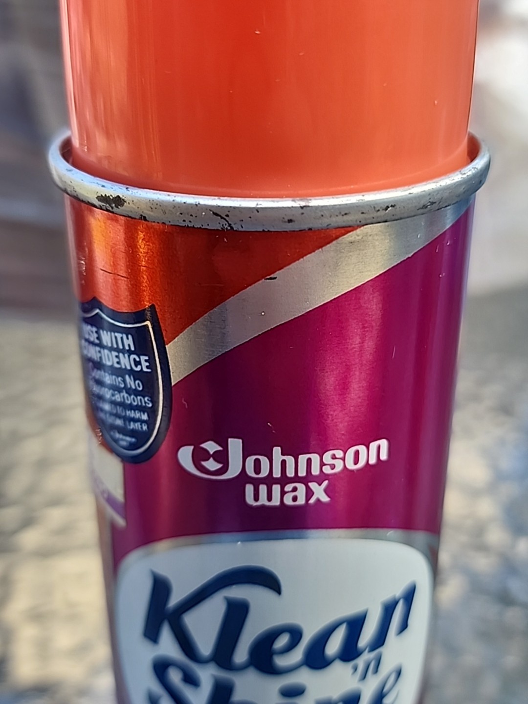 NEW Vintage Johnson Wax Klean ‘n Shine Foam All Purpose Cleaner 10oz Spray Can