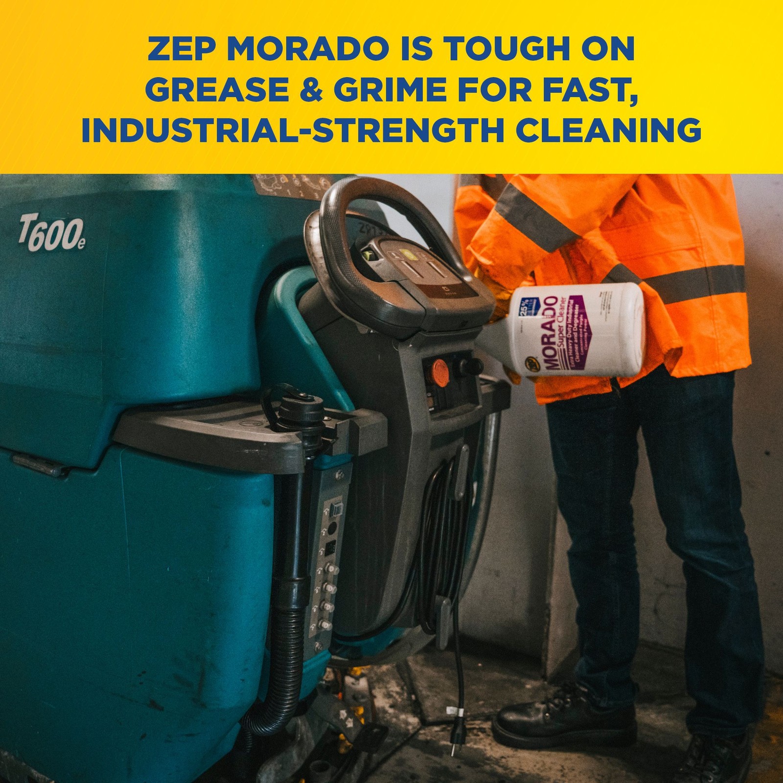 Zep Morado Purple Concentrated Super Cleaner – 1 Gallon (Pack of 4) 85624 –